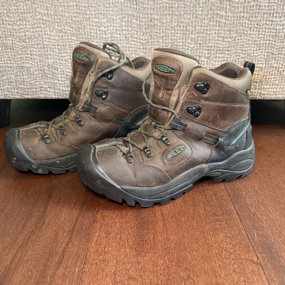 Keen Utility Mens 9.5 D Brown Leather Waterproof EH Rated Work Boots 1026894D